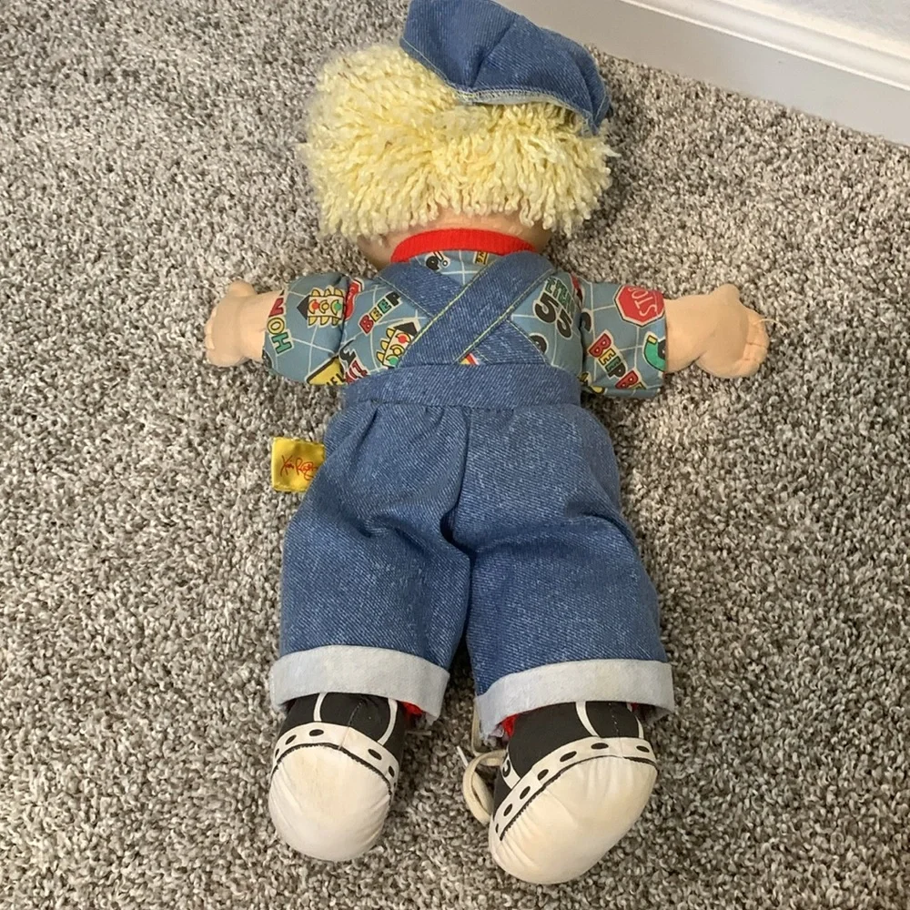 Vintage Cabbage Patch Kids Xaviar Roberts Overalls Doll - Picture 5 of 6